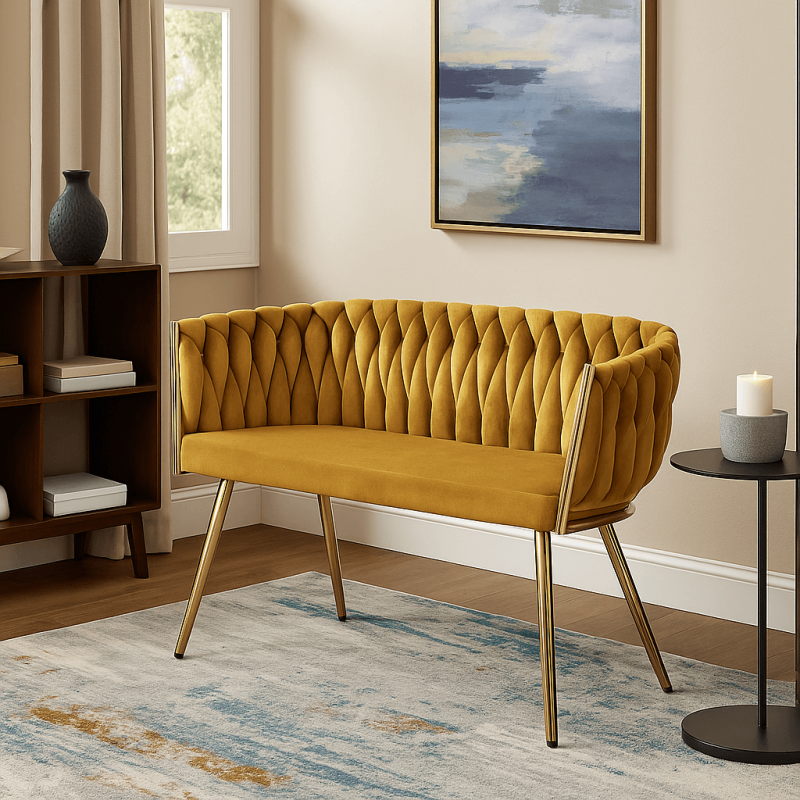 Sofa LUCIA musztardowa aranżacja.png